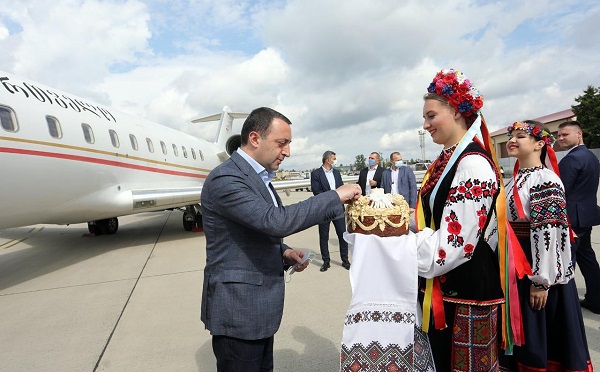 Ираклий Гарибашвили прибыл в Украину с официальным визитом