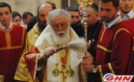 Патриарх всея Грузии проведет службу в Храме Рождества Спасителя в Вифлееме