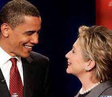Хиллари Клинтон обогнала Барака Обама в рейтинге по популярности