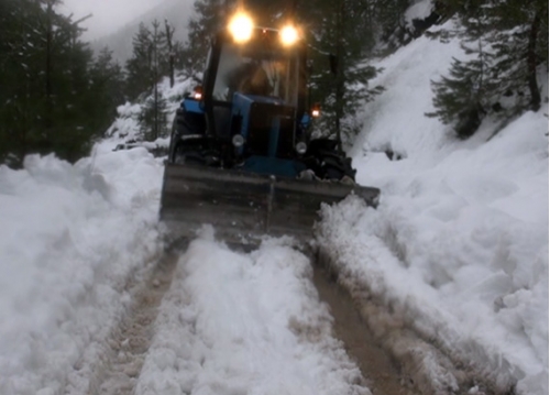 Снежный покров превысил 2 метра в высокогорье Грузии